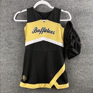 University of Colorado Buffaloes (CU) Cheerleading Dress & Pants Girl’s Size 6